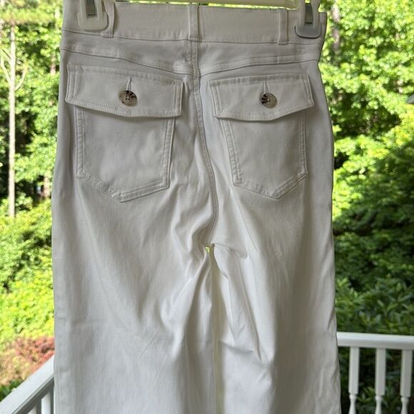 Spanx Super smooth Stretch Twill Cropped Wide Leg Pant - XS - Picture 11 of 13